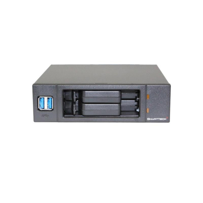 SMARTTECK Rack Amovible 5,25"" pour DD/SSD 2,5"" SATA""