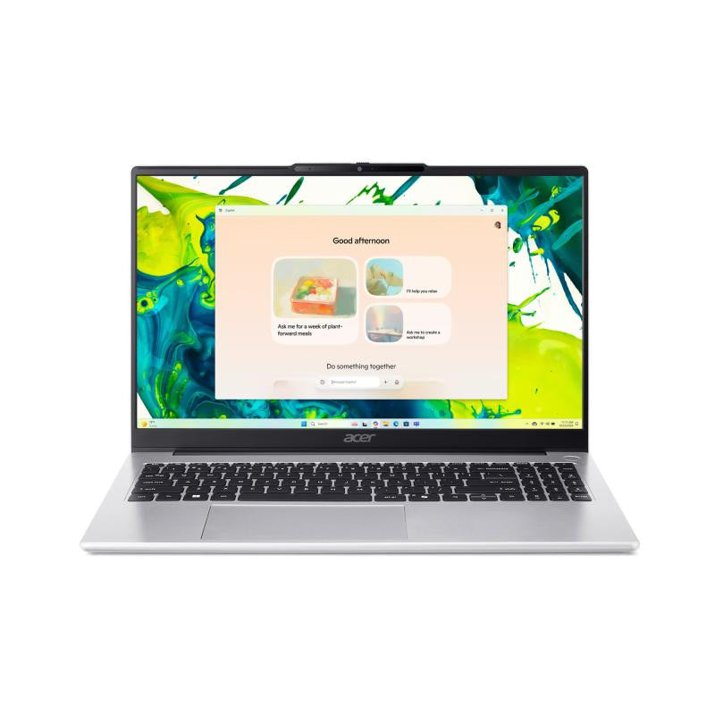 Acer Aspire Lite AL15-45P-R07J AMD Ryzen? 7 5825U Ordinateur portable 39,6 cm (15.6") Full HD 16 Go DDR4-SDRAM 512 Go SSD Wi-Fi 6 (802.11ax) Windows 11 Home Argent