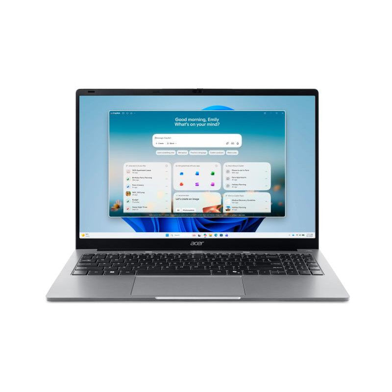 Acer Aspire Lite AL15-47P-R439 AMD Ryzen? 3 5400U Ordinateur portable 39,6 cm (15.6") Full HD 8 Go DDR4-SDRAM 512 Go SSD Wi-Fi 7 (802.11be) Windows 11 Home Gris Français