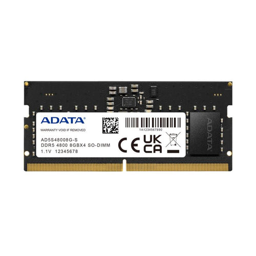 ADATA STANDARD 8GB D5 DRAM SO-DIMM 4800 CL40