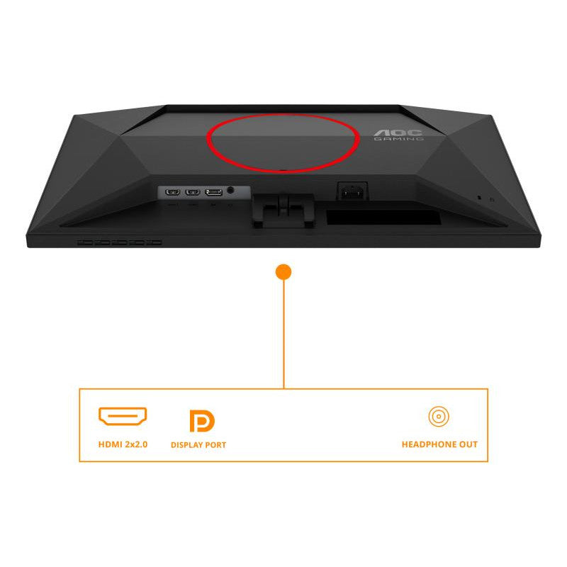 AOC G4 24G4ZRE écran plat de PC 60,5 cm (23.8") 1920 x 1080 pixels Full HD LED Noir, Rouge