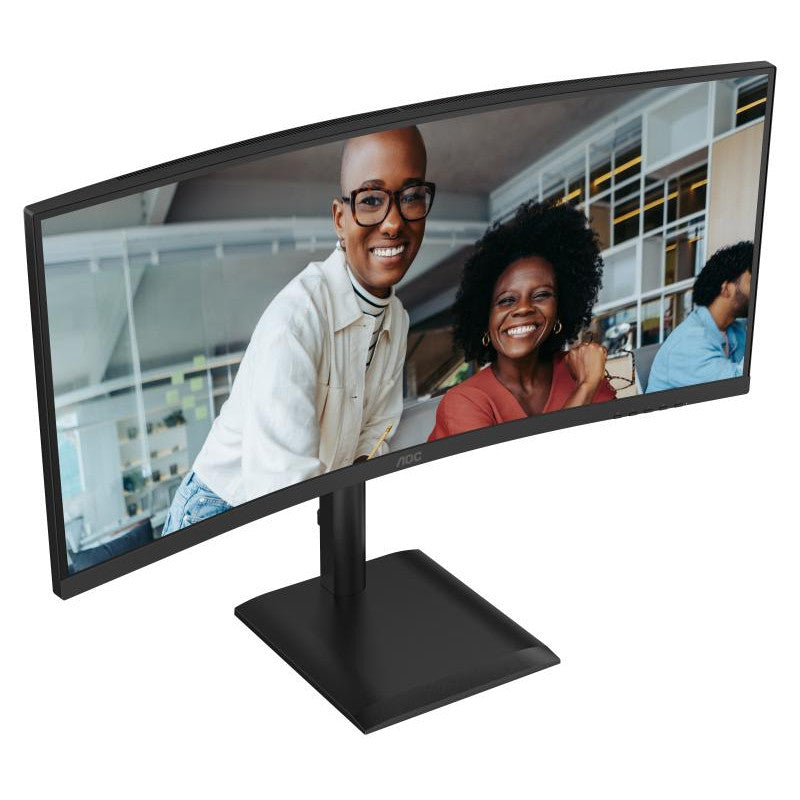 AOC E4 CU34E4CV écran plat de PC 86,4 cm (34") 3440 x 1440 pixels UltraWide Quad HD LCD Noir