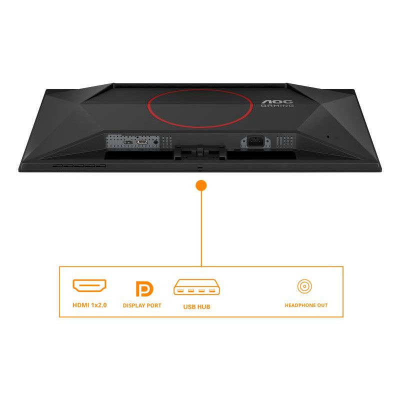 AOC G4 Q27G41ZDF écran plat de PC 67,3 cm (26.5") 2560 x 1440 pixels Quad HD QD-OLED Noir, Rouge
