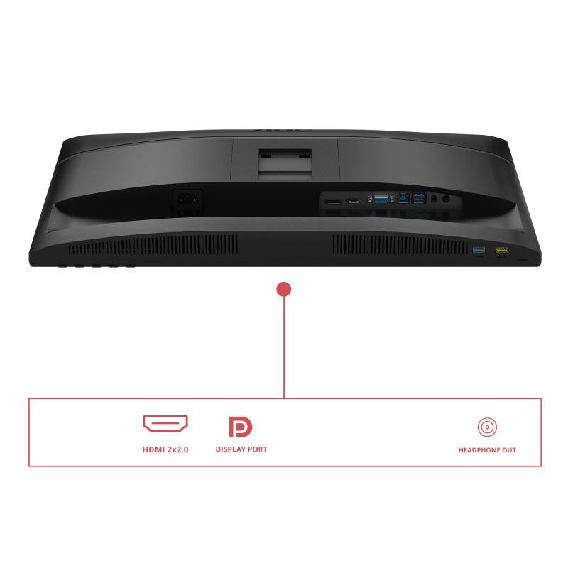 AOC U34E2M écran plat de PC 86,4 cm (34") 3440 x 1440 pixels Wide Quad HD Noir