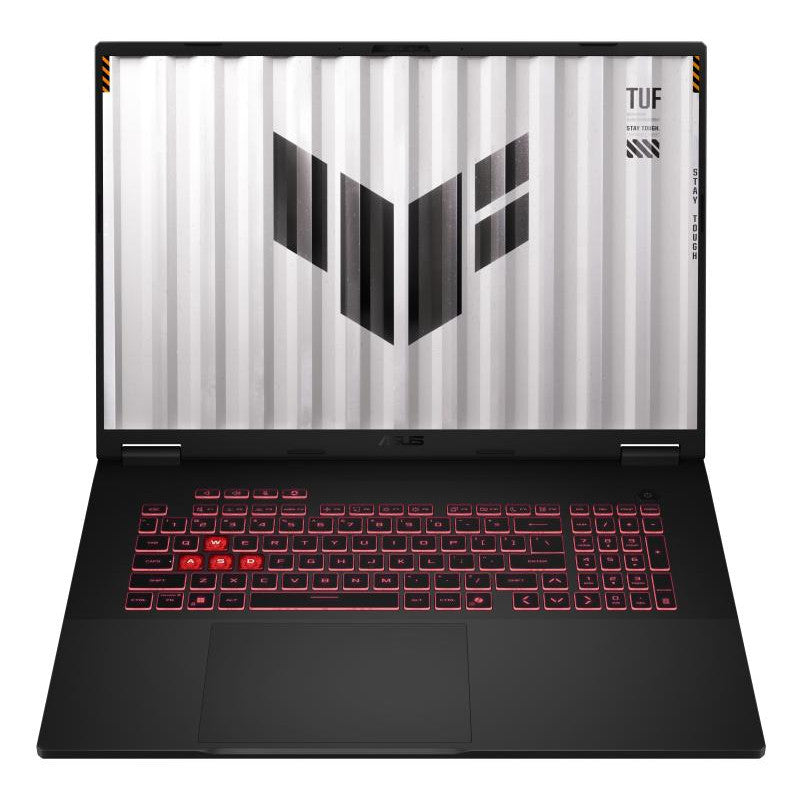 ASUS TUF Gaming A18 TUF808UM-DICS8102W AMD Ryzen? 7 260 Ordinateur portable 45,7 cm (18") WUXGA 16 Go DDR5-SDRAM 512 Go SSD NVIDIA GeForce RTX 5060 Wi-Fi 6E (802.11ax) Windows 11 Home Noir, Gris
