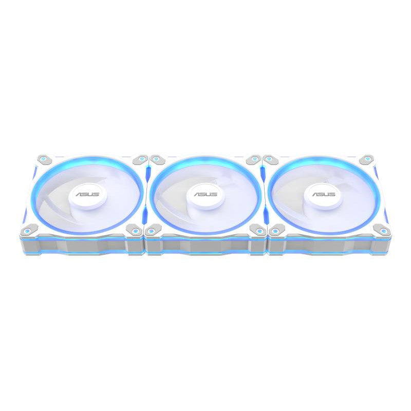ASUS Prime MR120 Fan ARGB Reverse White 3in1 Boitier PC Ventilateur 12 cm Blanc 3 pièce(s)