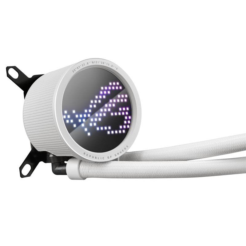 ASUS ROG Ryuo III 240 ARGB White Edition Processeur Refroidisseur de liquide tout-en-un 12 cm Blanc