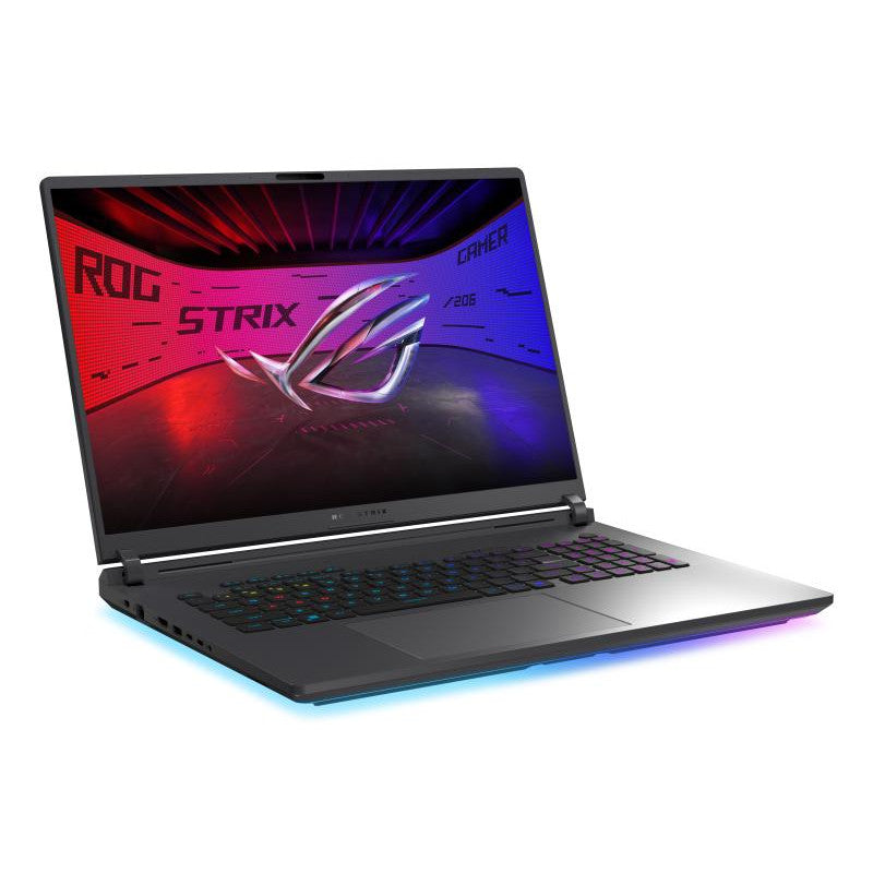 ASUS ROG Strix G18 G815JMR-DICS8143W Intel® Core? i7 i7-14650HX Ordinateur portable 45,7 cm (18") WUXGA 16 Go DDR5-SDRAM 1 To SSD NVIDIA GeForce RTX 5060 Wi-Fi 7 (802.11be) Windows 11 Home Noir, Gris