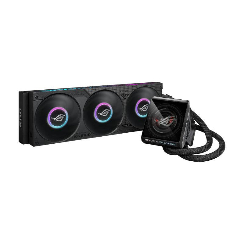 ASUS ROG Strix LC IV 360 ARGB LCD Processeur Refroidisseur de liquide tout-en-un 12 cm Noir