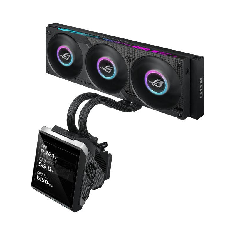 ASUS ROG Strix SLC IV 360 ARGB LCD Processeur Refroidisseur de liquide tout-en-un 12 cm Noir 1 pièce(s)