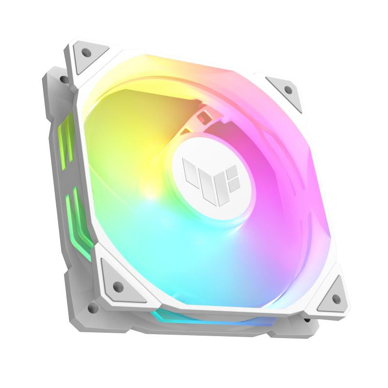 ASUS TUF GAMING TR120 ARGB REVERSE 1-pack White Boitier PC Refroidisseur d'air 12 cm Blanc