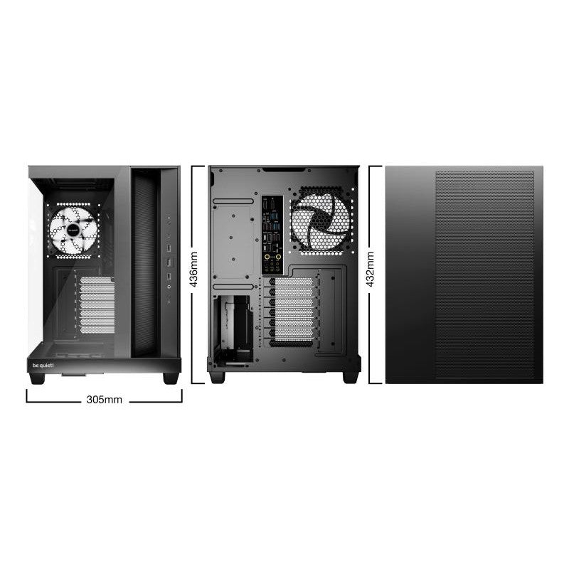 BE QUIET! Light Base 500 LX Black