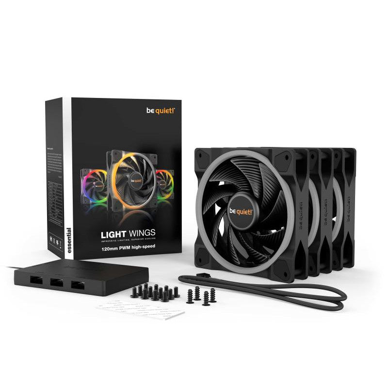 BE QUIET! LIGHT WINGS 120mm PWM high-speed Triple-Pack