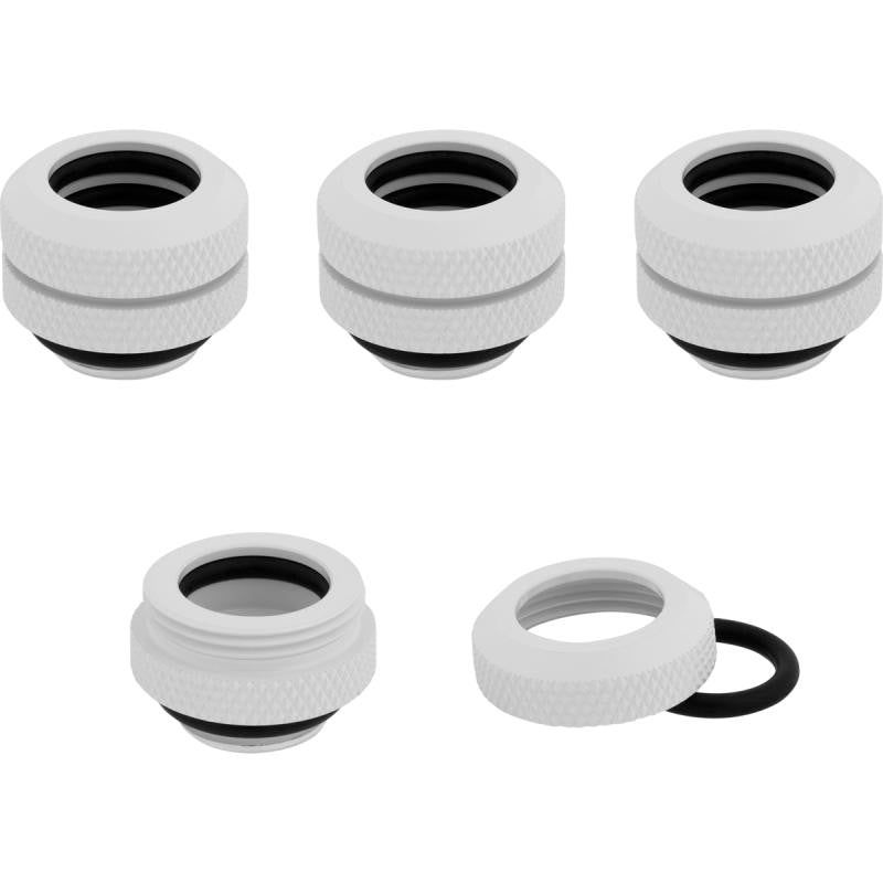 CORSAIR Hydro X Series XF Connecteur - Blanc (x 4)