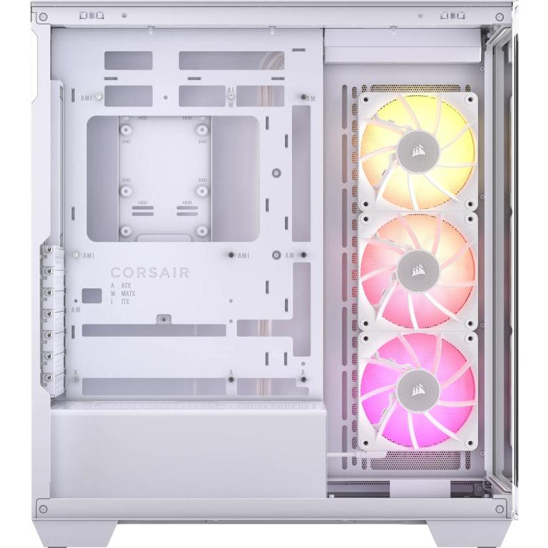 CORSAIR iCUE LINK 3500X RGB Mid-Tower PC Case, White