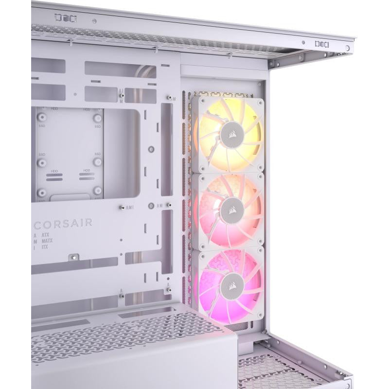 CORSAIR iCUE LINK 3500X RGB Mid-Tower PC Case, White