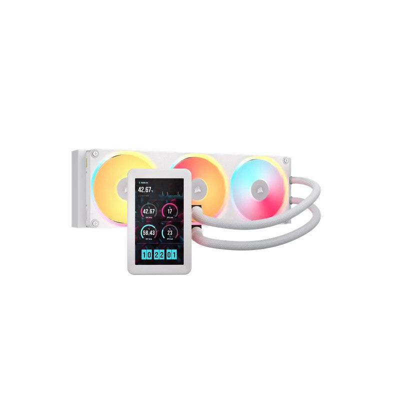 CORSAIR iCUE LINK TITAN II 360 RX RGB Blanc