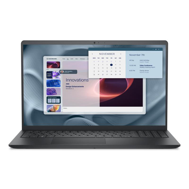 DELL Pro 15 Essential PV15250 Intel® Core? i7 i7-1355U Ordinateur portable 39,6 cm (15.6") Full HD 16 Go DDR5-SDRAM 512 Go SSD Wi-Fi 6 (802.11ax) Windows 11 Pro Noir AZERTY Français