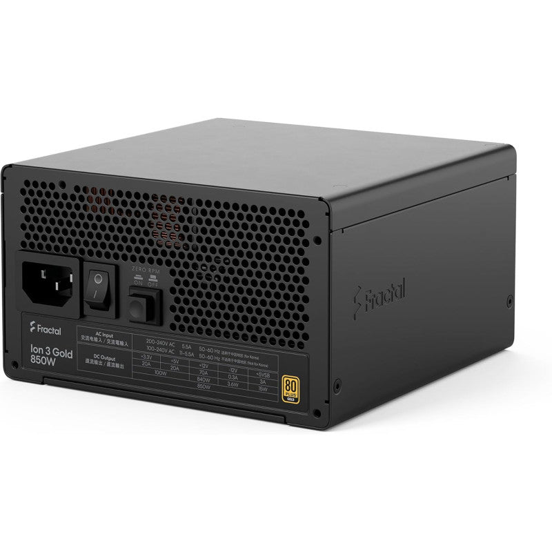 FRACTAL Ion 3 Gold 850W Black , EU Cord o