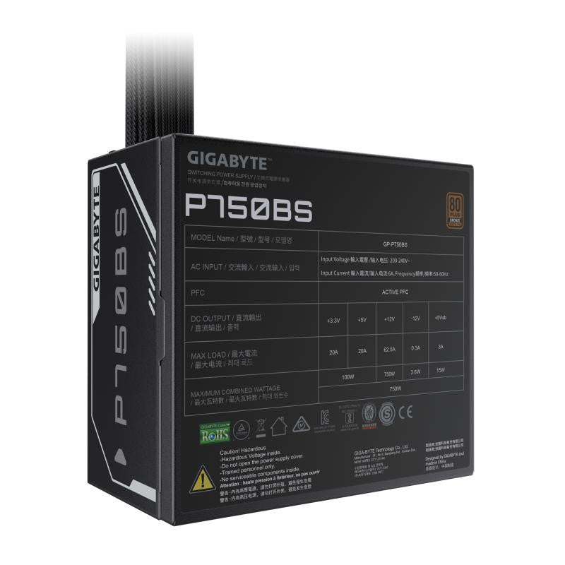 GIGABYTE 750W - GP-P750BS - 80+ Bronze o