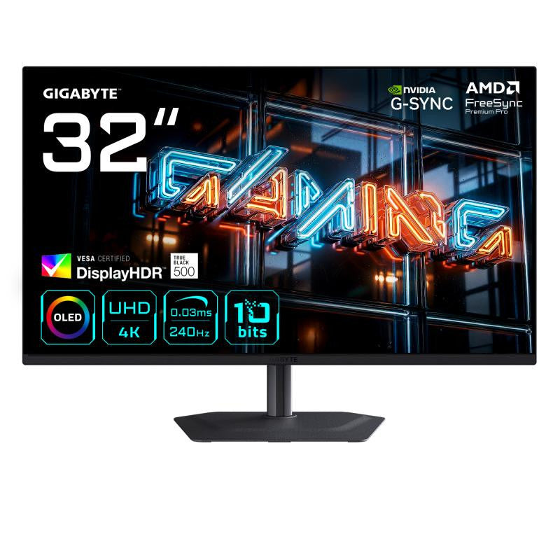 GIGABYTE MO32U24 Moniteur Gaming OLED 32" 4K UHD