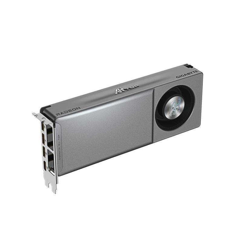 GIGABYTE Radeon AI PRO R9700 AI TOP 32G Carte Graphique ? 32 Go GDDR6, 256 bits, PCI-E 5.0, 2920 MHz Fréquence du processeur, 3 x DisplayPort, 1 x HDMI, GV-R9700AI TOP-32GD 1.1
