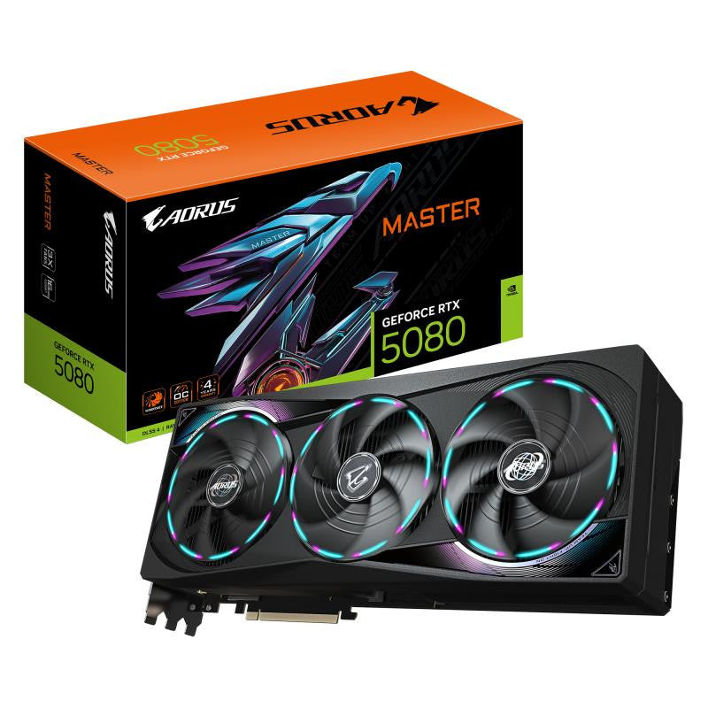GIGABYTE AORUS GeForce RTX 5080 MASTER 16G Carte Graphique