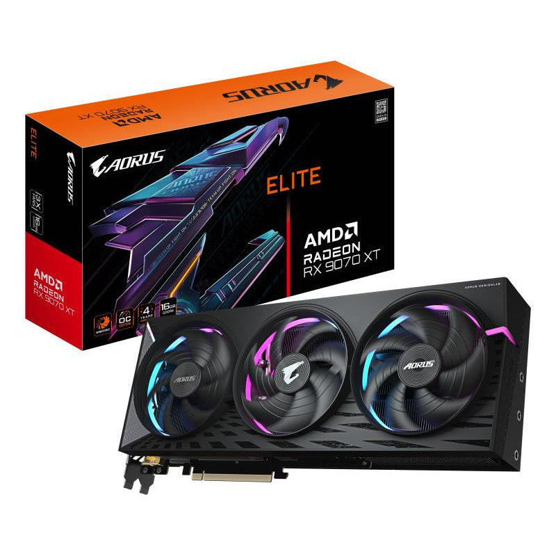 GIGABYTE AORUS Radeon RX 9070 XT ELITE 16G Carte Graphique