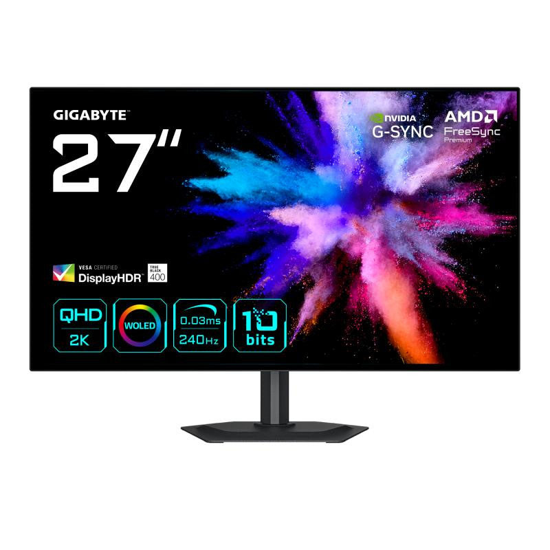 GIGABYTE GO27Q24G Moniteur Gaming OLED 27" 2K QHD