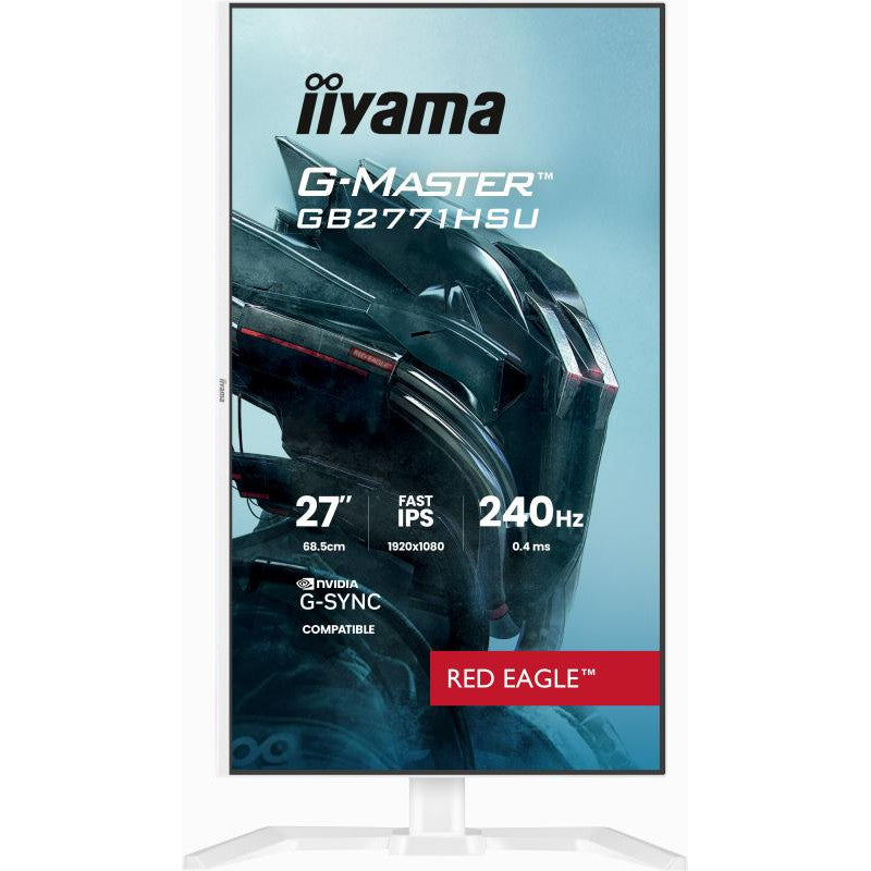 iiyama G-MASTER GB2771HSU-W1 écran plat de PC 68,6 cm (27") 1920 x 1080 pixels Full HD LCD Blanc