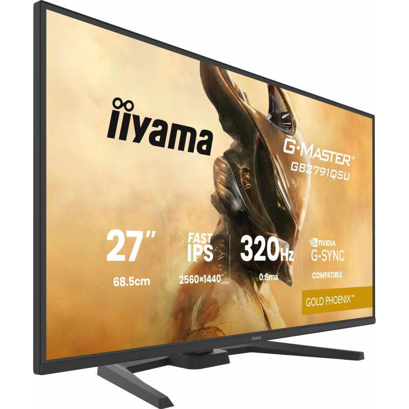 iiyama G-MASTER GB2791QSU-B1 écran plat de PC 68,6 cm (27") 2560 x 1440 pixels Wide Quad HD LCD Noir