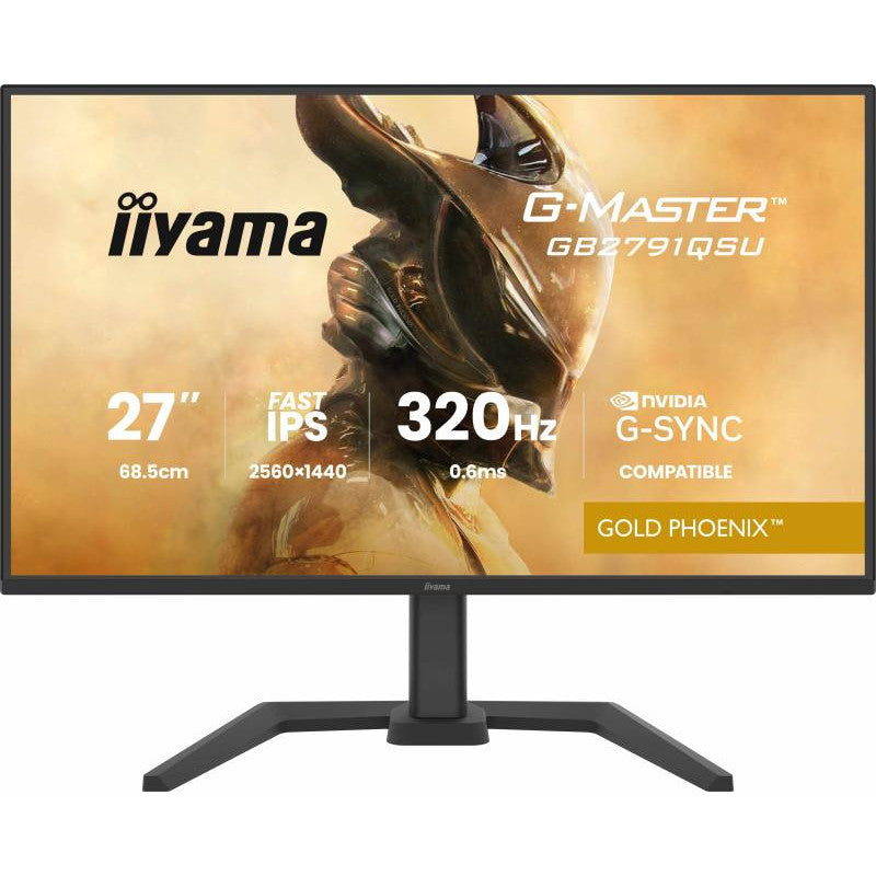 iiyama G-MASTER GB2791QSU-B1 écran plat de PC 68,6 cm (27") 2560 x 1440 pixels Wide Quad HD LCD Noir
