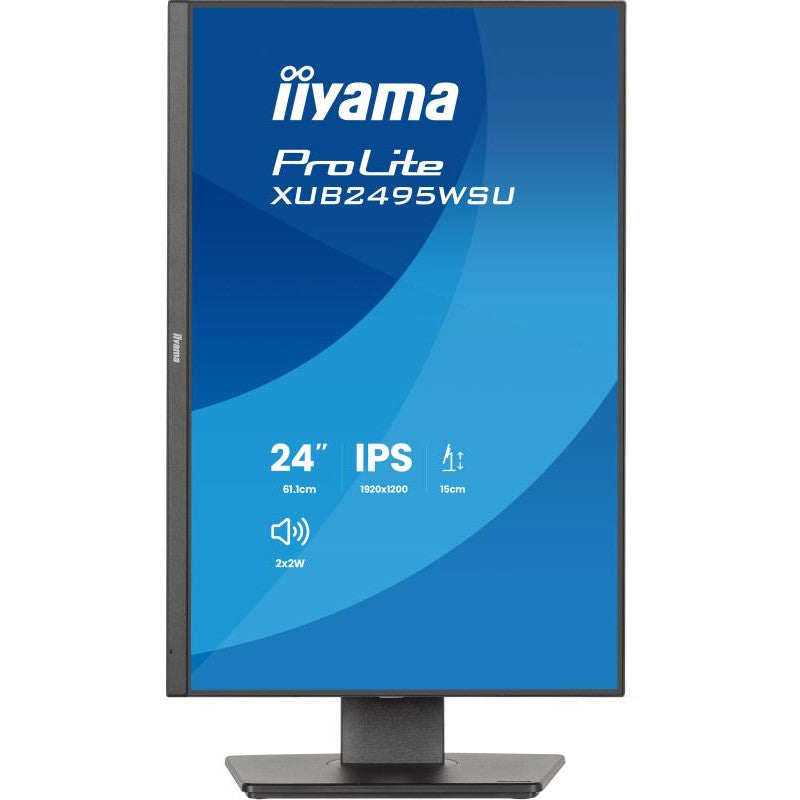 iiyama ProLite XB2495WSU-B1 écran plat de PC 61,2 cm (24.1") 1920 x 1200 pixels WUXGA LCD Noir