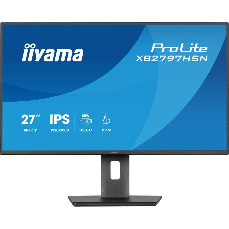iiyama ProLite XB2797HSN-B1 écran plat de PC 68,6 cm (27") 1920 x 1080 pixels Full HD LCD Noir