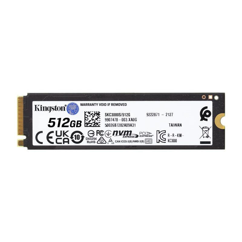 KINGSTON SSD KC3000 512G PCIe 4.0 NVMe M.2 *SKC3000S/512G