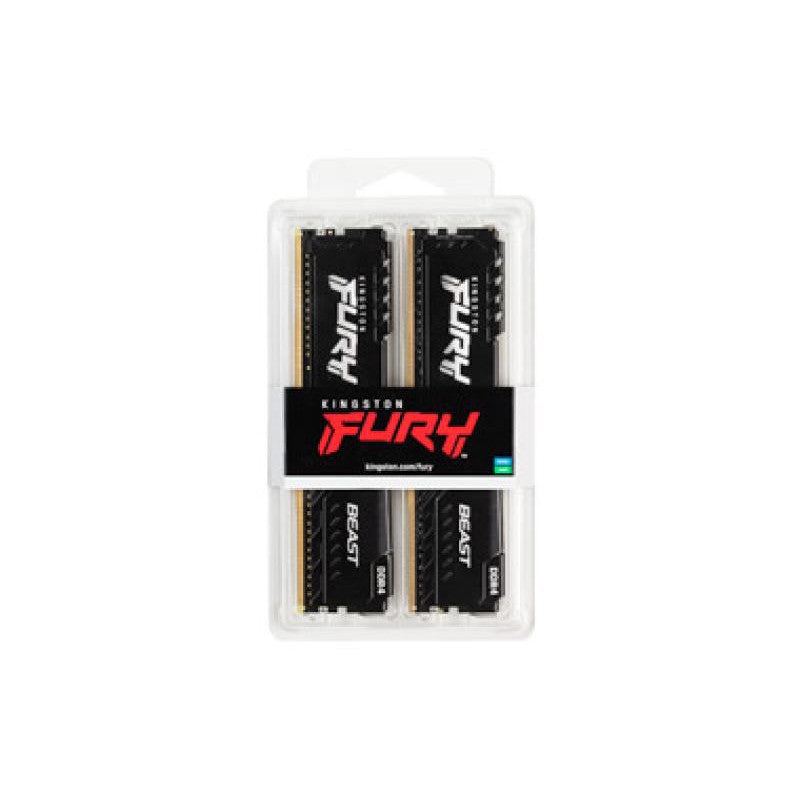 KINGSTON 16G (2x8G) D4 3200Mhz FURY Beast Black