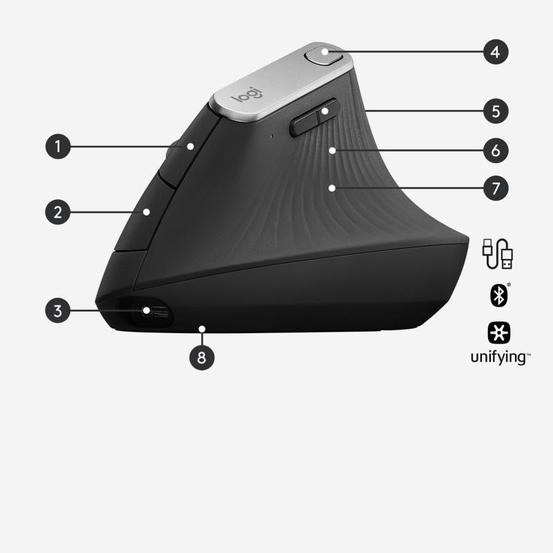 LOGITECH MX Vertical Graphite *910-005448