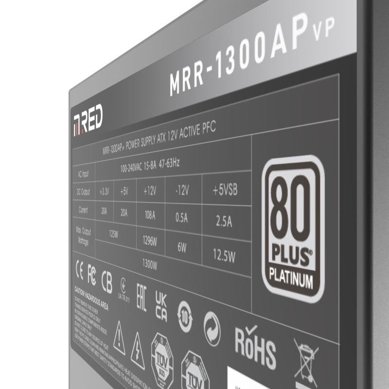 M.RED MRR-1300AP VP2 - 1300AP - 80 Plus Platinum