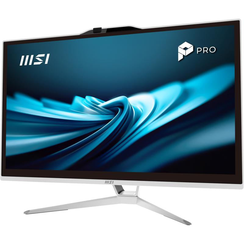 MSI Pro AP222T 14MA-606XEU PC tout en un/station de travail Intel® Core? i3 i3-14100 54,6 cm (21.5") 1920 x 1080 pixels Écran tactile PC All-in-One 8 Go DDR4-SDRAM 512 Go SSD Wi-Fi 6E (802.11ax) Blanc