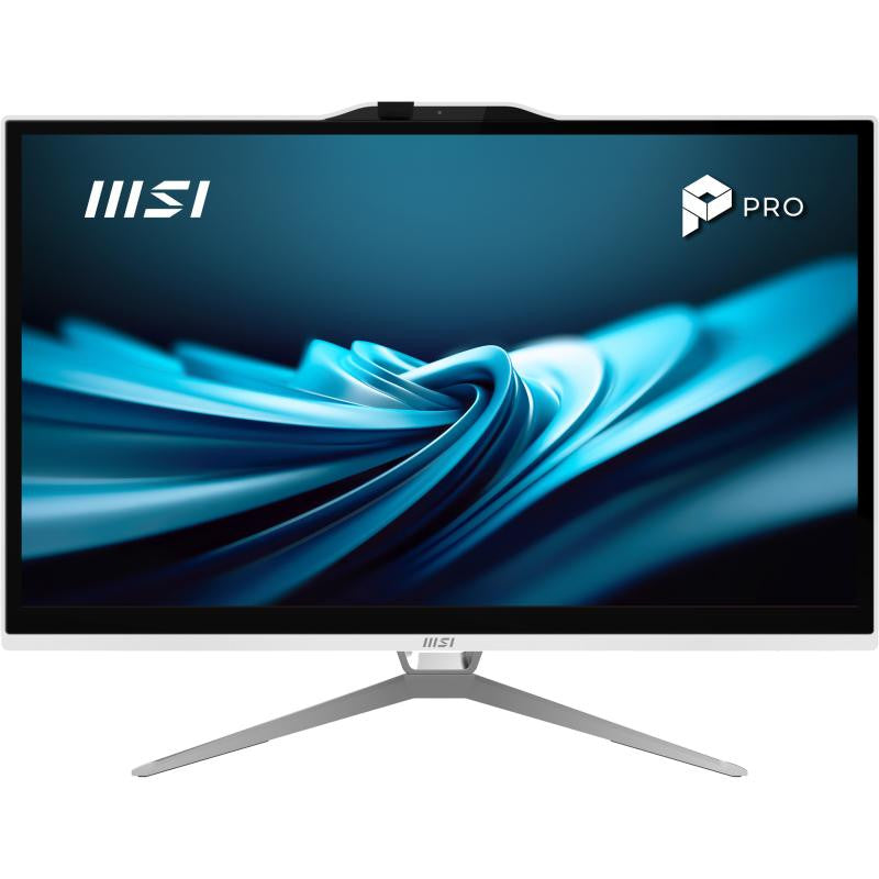 MSI Pro AP222T 14MA-606XEU PC tout en un/station de travail Intel® Core? i3 i3-14100 54,6 cm (21.5") 1920 x 1080 pixels Écran tactile PC All-in-One 8 Go DDR4-SDRAM 512 Go SSD Wi-Fi 6E (802.11ax) Blanc