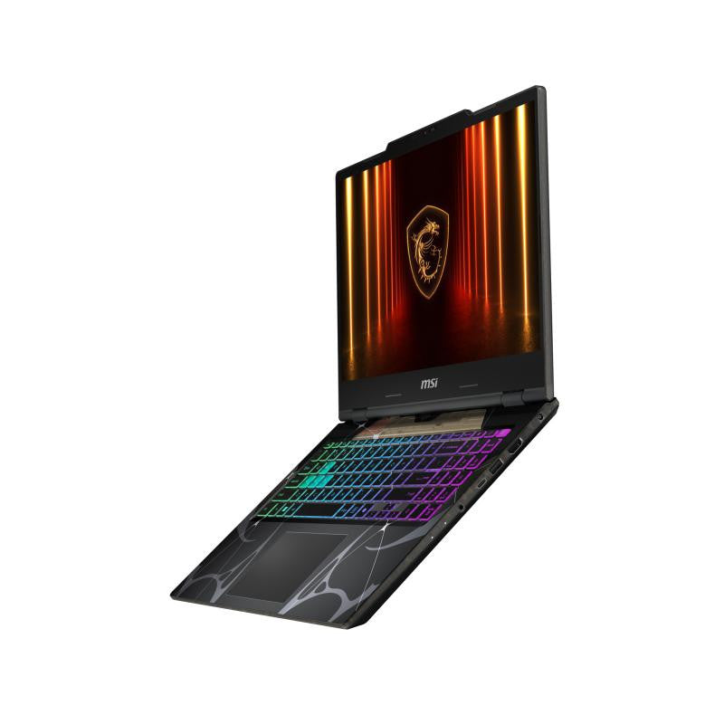MSI Cyborg 15 B2RWFKG-010FR Intel Core 7 240H Ordinateur portable 39,6 cm (15.6") Full HD 16 Go DDR5-SDRAM 512 Go SSD NVIDIA GeForce RTX 5060 Wi-Fi 6E (802.11ax) Windows 11 Home Noir AZERTY Français