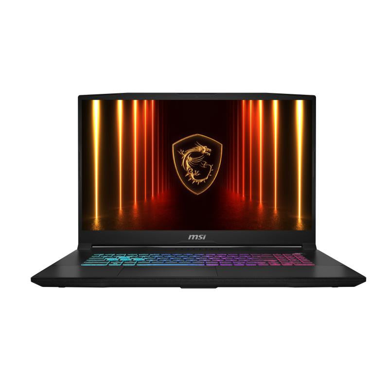 MSI Katana 17 HX B14WGK-013FR Intel® Core? i7 i7-14650HX Ordinateur portable 43,9 cm (17.3") Full HD 16 Go DDR5-SDRAM 1 To SSD NVIDIA GeForce RTX 5070 Wi-Fi 6E (802.11ax) Windows 11 Home Noir