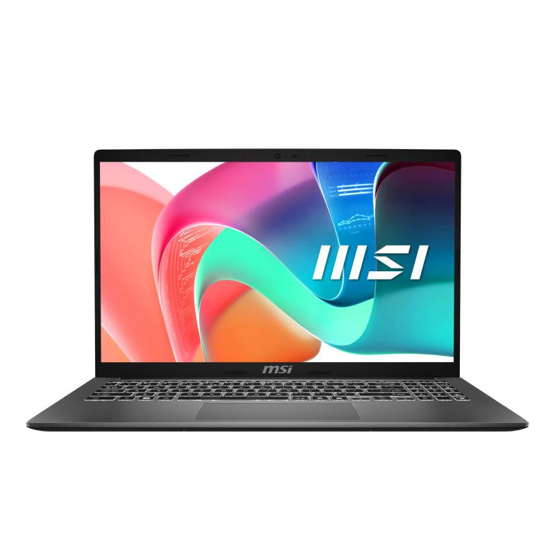 MSI Modern 15 F1MG-1245FRNN Intel Core 7 150U Ordinateur portable 39,6 cm (15.6") Full HD 16 Go DDR4-SDRAM 512 Go SSD Wi-Fi 6E (802.11ax) Windows 11 Pro Gris AZERTY Français
