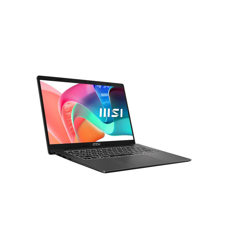 MSI Modern 14 F1MG-876FRNN Intel Core 5 120U Ordinateur portable 35,6 cm (14") Full HD 16 Go DDR4-SDRAM 512 Go SSD Wi-Fi 6E (802.11ax) Windows 11 Pro Platine, Gris AZERTY Français