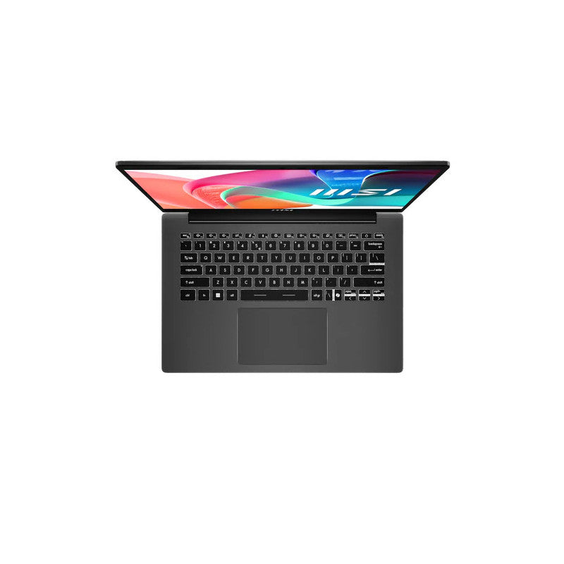 MSI Modern 14 F1MG-876FRNN Intel Core 5 120U Ordinateur portable 35,6 cm (14") Full HD 16 Go DDR4-SDRAM 512 Go SSD Wi-Fi 6E (802.11ax) Windows 11 Pro Platine, Gris AZERTY Français