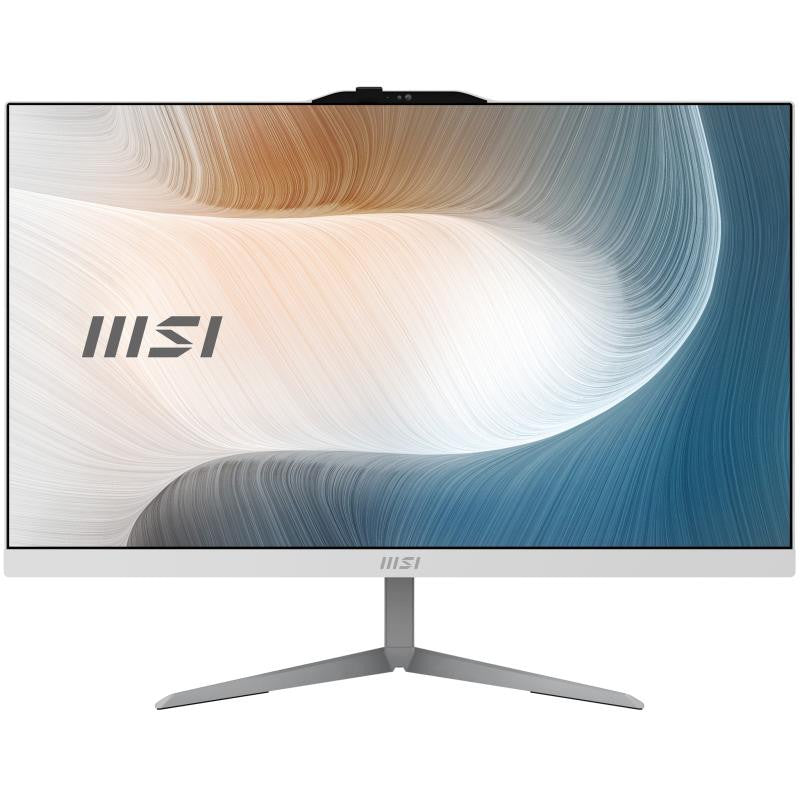 MSI Modern AM242 1M-2222EU Intel Core 3 100U 60,5 cm (23.8") 1920 x 1080 pixels PC All-in-One 8 Go DDR5-SDRAM 512 Go SSD Windows 11 Pro Wi-Fi 6E (802.11ax) Noir
