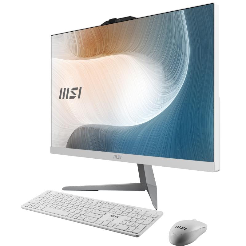 MSI Modern AM242 1M-2222EU Intel Core 3 100U 60,5 cm (23.8") 1920 x 1080 pixels PC All-in-One 8 Go DDR5-SDRAM 512 Go SSD Windows 11 Pro Wi-Fi 6E (802.11ax) Noir