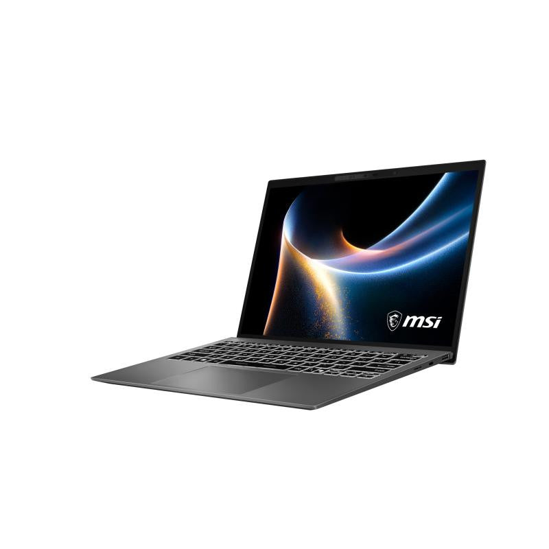 MSI Prestige 13 AI+ A3MG-002FR Copilot+ PC Intel Core Ultra 7 355 Ordinateur portable 33,8 cm (13.3") 2.8K 32 Go LPDDR5x-SDRAM 1 To SSD Wi-Fi 7 (802.11be) Windows 11 Home Gris Français