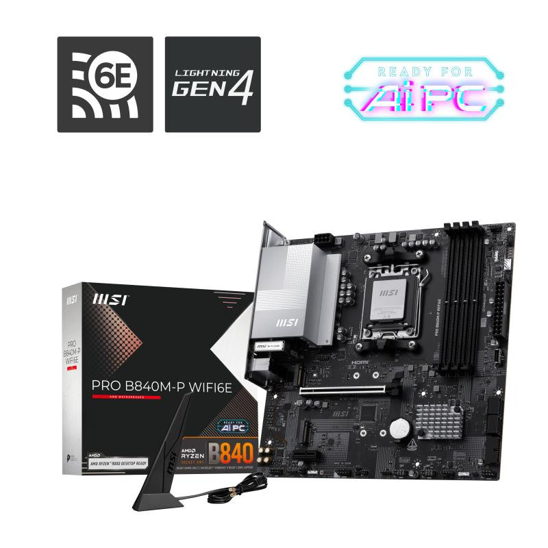 MSI PRO B840M-P WIFI6E