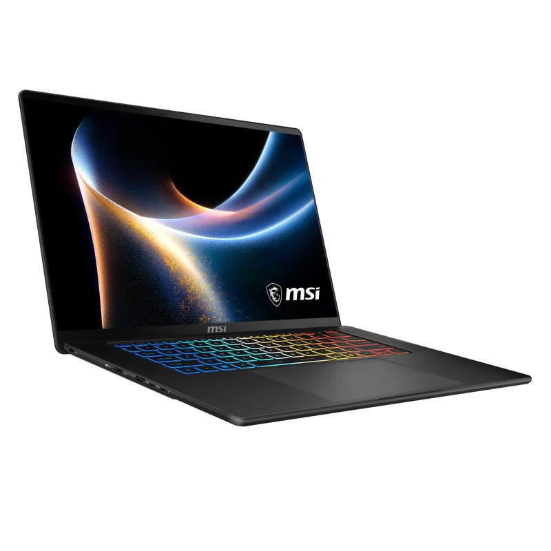 MSI Stealth 16 AI+ B3WGX-015FR Copilot+ PC Intel Core Ultra 9 386H Ordinateur portable 40,6 cm (16") Quad HD+ 32 Go DDR5-SDRAM 1 To SSD NVIDIA GeForce RTX 5070 Wi-Fi 7 (802.11be) Windows 11 Pro Noir AZERTY Français